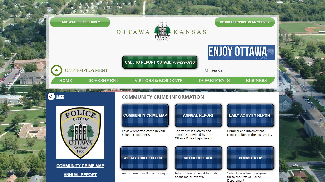 COMMUNITY CRIME INFO - Ottawa Kansas